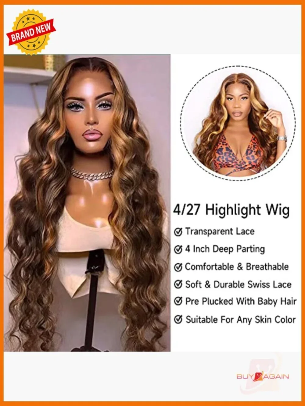 28 Inch Lace Front Wig Human Hair Pre Plucked Body Wave 180% Density Frontal Wig